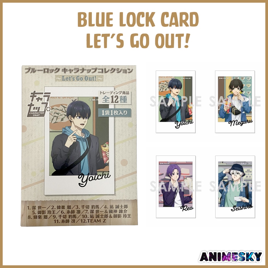 Blue Lock Charanap Lets Go Out Dignity Card Pack! ของแท้ - การ์ด BLUE LOCK