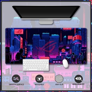 Vaporwave แผ่นรองเมาส์เล่นเกม ขนาดใหญ่ สไตล์เรโทร