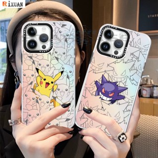 เคสโทรศัพท์มือถือแบบแข็ง ลายการ์ตูนปิกาจูน่ารัก ไล่โทนสี สําหรับ Infinix Hot 30i Smart 6 Smart 5 Smart 7 Hot 12 Play Hot 11 Play Hot 10 Play Hot 10 Lite Hot 20s