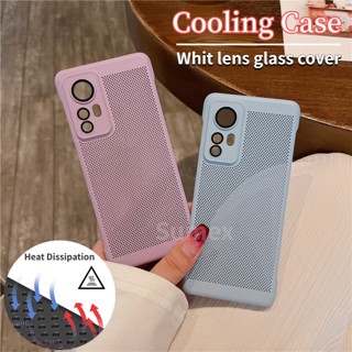เคสโทรศัพท์มือถือ PC แข็ง ผิวด้าน กันกระแทก ป้องกันเลนส์กล้อง ระบายความร้อน สําหรับ Xiaomi 12 Xiaomi12 Pro Xiomi Mi 12 12X 12S 5G