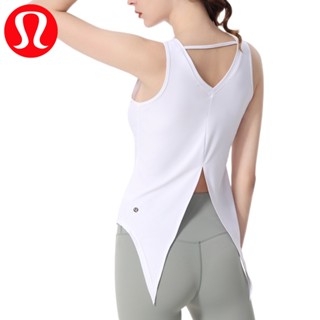 Lululemon เสื้อกล้าม แขนกุด เหมาะกับการวิ่งออกกําลังกาย เล่นโยคะ แฟชั่นฤดูร้อน สําหรับผู้หญิง