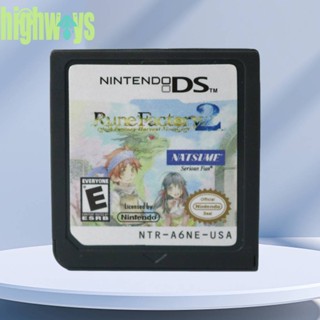 Rune การ์ดเกมคอนโซล แบบมือถือ สําหรับ Nintendo DS 2DS 3DS XL NDSI [highways.th]