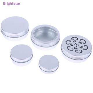 Brightstar Aluminu 1 ชิ้น 15/30/60 กรัม ขวดครีม หน้า ฝาขวดเปล่า กระปุกเครื่องสําอาง ใหม่