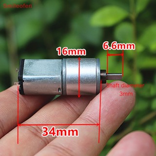 [Smileofen] ใหม่ มอเตอร์เกียร์โลหะ DC 3-6V ขนาดเล็ก ลดความเร็วช้า