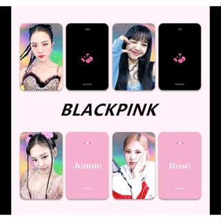 พร้อมส่ง โปสการ์ดโฮโลแกรมเลเซอร์ BLACK-PINK HOLOGRAPHIC COMEBACK อัลบั้ม Jennie Lisa Jisoo Rose Kpop 4 ชิ้น ต่อชุด