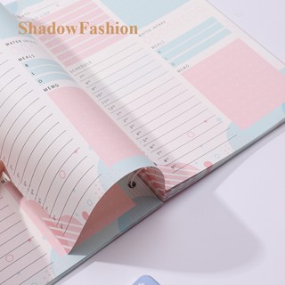 Sf พร้อมส่ง สมุดโน้ต แพลนเนอร์ แพลนเนอร์ ไม่มีวันที่ ขนาด A5