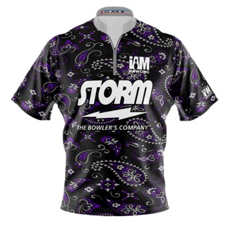 Storm DS เสื้อโปโล แขนสั้น พิมพ์ลายโบว์ลิ่ง 2111-ST 3D