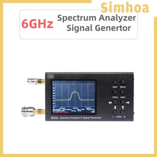 [SIMHOA] เครื่องวิเคราะห์สัญญาณไร้สาย 35-6200MHz หน้าจอ 3.2 นิ้ว แบบพกพา