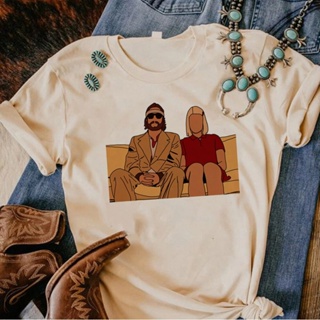 เสื้อยืด พิมพ์ลายมังงะญี่ปุ่น Wes Anderson Y2K สไตล์ฮาราจูกุ สําหรับผู้หญิง