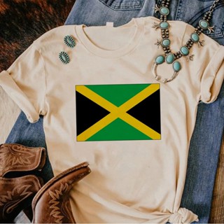 เสื้อท็อป ลายกราฟฟิคอนิเมะ Jamaica 2000s แฟชั่นฤดูร้อน สไตล์ญี่ปุ่น สําหรับผู้หญิง