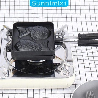 [Sunnimix1] เครื่องทําวาฟเฟิล รูปปลากะพง ทนความร้อนสูง สไตล์ญี่ปุ่น สําหรับปิกนิกกลางแจ้ง ร้านชา