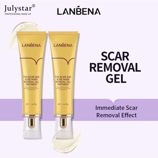 JULYSTAR Lanbena Scar Remover เจลซ่อมรอยแตกลายยุงกัด Scratch Fading Face Body Scars Whitening Moisturizing Skin Care 30g