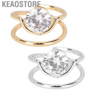 Keaostore Finger Nail Ring  Extensive Use Art Stylish for Salon Women