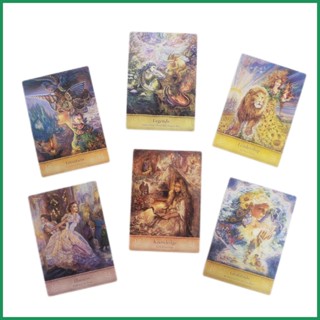 ไพ่ทาโรต์ Mystical Wisdom 46-card Oracle Mysterious และแบบพกพา สําหรับทํานายไพ่ทาโรต์