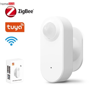 Tuya Zigbee3.0 Wireless Human Body Sensor การตรวจจับการเคลื่อนไหวของร่างกายอัจฉริยะ Mini PIR Motion Sensor Emergency Alert Push Function Use With Gateway homelove