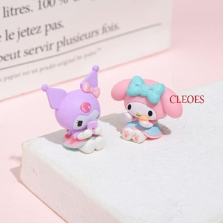 Cleoes ฟิกเกอร์ Kt Cat Melody Kawai 5 ชิ้น ต่อชุด สําหรับตกแต่งเค้ก