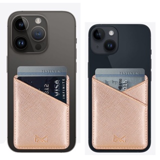 เคส Card Pocket โทรศัพท์มือถือหนัง พร้อมช่องใส่บัตรเครดิต สําหรับ  Universal Leather Credit Card Bag Holder for iPhone 15 14 Plus 13 Pro Max 12 Mini 11 SE 2022 2020 5 5s 6 6s 7 8 Plus ฝาผับเก็บนามบัตรได้ เคสหนัง