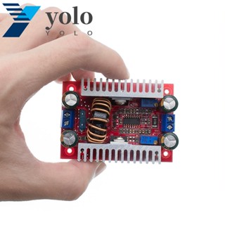 Yolo โมดูลบูสเตอร์แปลงพาวเวอร์ซัพพลาย 400W Boost 15A ปรับได้
