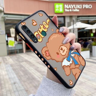 เคสซิลิโคนนิ่ม แบบใส ขอบสี่เหลี่ยม กันกระแทก สําหรับ Huawei Y8P P Smart S