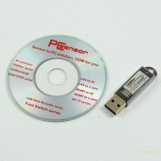 Treeling เครื่องทดสอบอุณหภูมิ เซนเซอร์ USB สําหรับ PC แล็ปท็อป อีเมล เตือนภัย