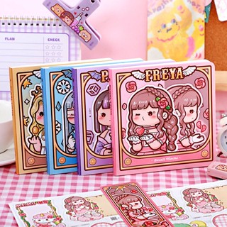 Kira 5 ชิ้น / เซต เมจิก โมจิ สมุดโน้ต สมุดบันทึก กราฟ สมุดบันทึก ที่คั่นหนังสือ สติกเกอร์ โน้ต