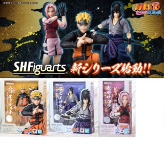 ใหม่ Bandai SHF NARUTO NARUTO Uzumaki NARUTO Sasuke 2.0 Haruno Sakura XK9F