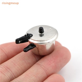 [risingmeup] ของเล่นหม้อหุงข้าว หม้อหุงข้าว ขนาดเล็ก 1:12 สําหรับบ้านตุ๊กตา