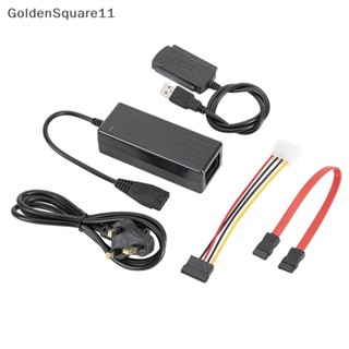 Goldensquare อะแดปเตอร์แปลงสายเคเบิ้ล USB 2.0 เป็น IDE สําหรับฮาร์ดไดรฟ์ 2.5 3.5 นิ้ว