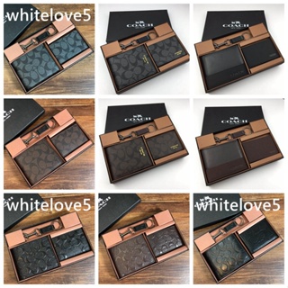 Compact Id Wallet F74993 F74991 F74586 F74992 F75371 F24649 F75399 F22534 F74634 F26072 COAC H กระเป๋าสตางค์ผู้ชาย