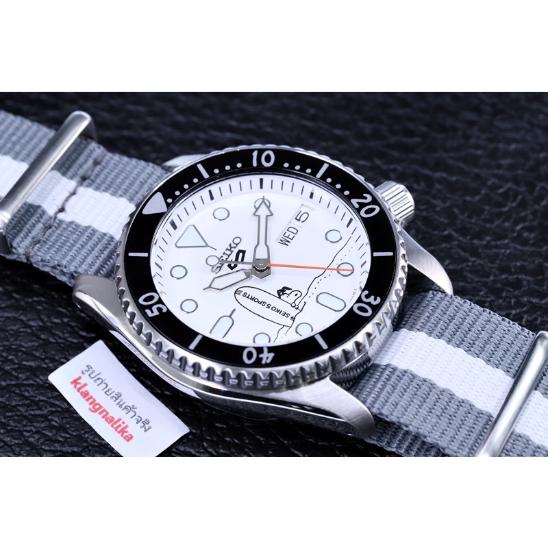 นาฬิกาSEIKO 5 SPORTS 55th Anniversary PEANUTS Limited Edition รุ่น SRPK25K / SRPK25K1