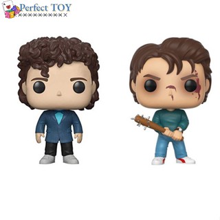 ฟิกเกอร์ตุ๊กตา PS Funko Pop Stranger Things Steve Dustin น่ารัก สําหรับตกแต่งบ้าน