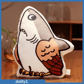 [Dolity1] หมอนตุ๊กตาปลาฉลาม แบบนิ่ม กอดได้ สําหรับวันหยุด