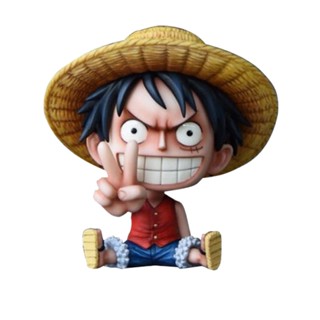 ชุดฟิกเกอร์ One Piece Series One Piece Q Version GK One Piece Straw Hat Pirates สําหรับเด็ก