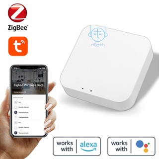 [mjia] Tuya ZigBee3.0 อุปกรณ์ควบคุมประตูอัจฉริยะไร้สาย อเนกประสงค์ สําหรับ Alexa Google Home