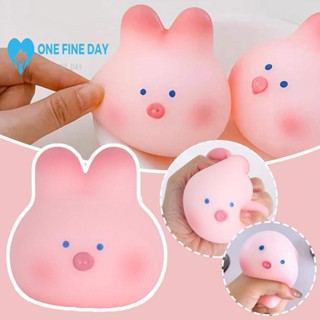 ของเล่นบีบสกุชชี่ รูปดอกซากุระ หมู และกระต่าย คลายเครียด N9R6