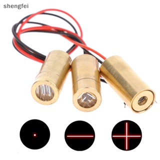 [shengfei] โมดูลหัวเลเซอร์ ทองแดง 650nm 9 มม. 3V 50mW