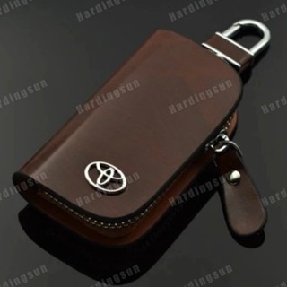 เคสกุญแจรถยนต์ แบบสากล สําหรับ VW Toyota BMW Honda Chevrolet Hyundai Auto Key Holder Men Key Cover Wallet