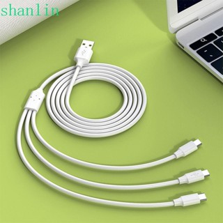 Shanlin 3 in1 สายชาร์จ สายข้อมูล Type-C USB อเนกประสงค์