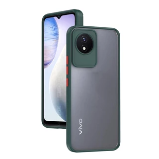 เคส Vivo Y02 4G สำหรับวีโว่ ขอบสีผิวด้าน กันกระแทก นิ่ม TPU Case