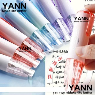 Yann1 เทปลบคําผิด แบบกด ทนทาน สีแคนดี้ แบบเปลี่ยน สําหรับโรงเรียน สํานักงาน