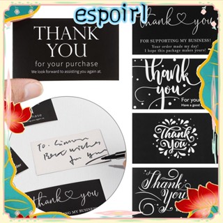 Espo การ์ดขอบคุณ ลายตัวอักษร Thank You สีขาว 2.1x3.5 นิ้ว DIY 30 ชิ้น