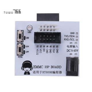 Emmc ISP Board EMMC สําหรับ RT809H โปรแกรมเมอร์ EMMC อะแดปเตอร์ทดสอบคลิป เขียนเร็ว อ่านความเร็ว เครื่องคิดเลขชิป