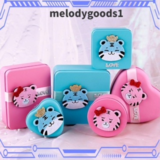 MELODYGOODS1 ขวดโหลดีบุกอลูมิเนียม หลายสไตล์ สําหรับใส่เทียน 2 ชิ้น