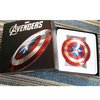 Ready Stock! 6800 mAh Captain America super slim metal fast charging power bank