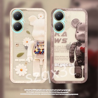 ใหม่ พร้อมส่ง เคสโทรศัพท์มือถือ ซิลิโคน TPU ใส ลายหมีแคทูน สุดเท่ สําหรับ Vivo Y27 VIOV V29 Y78 Y27 5G 4G Y02A 2023