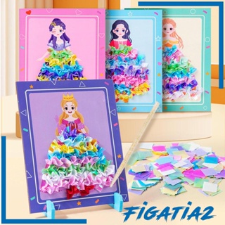 [Figatia2] สติกเกอร์กระดานวาดภาพระบายสี DIY สําหรับเด็กวัยหัดเดิน