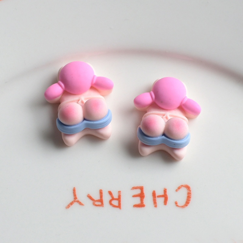 CROCS 【Cute Deco】กระดุมเรซิ่น รูปพีชน้ําผึ้งน่ารัก DIY สําหรับชุดว่ายน้ําเด็กผู้หญิง