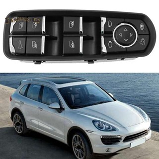 สวิตช์ควบคุมหน้าต่างรถยนต์ไฟฟ้า สีดํา สําหรับ Porsche Panamera Cayenne Macan 2011-2017 7PP959858ม