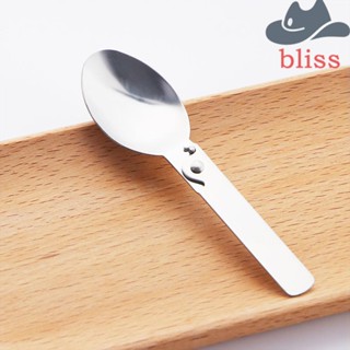 Bliss ช้อนกาแฟ ชา แบบพกพา พับได้ สําหรับตั้งแคมป์ เดินป่า ท่องเที่ยว