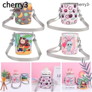 Cherry3 กระเป๋าใส่แก้วเครื่องดื่ม ทรงโท้ท สําหรับเดินทาง กลางแจ้ง